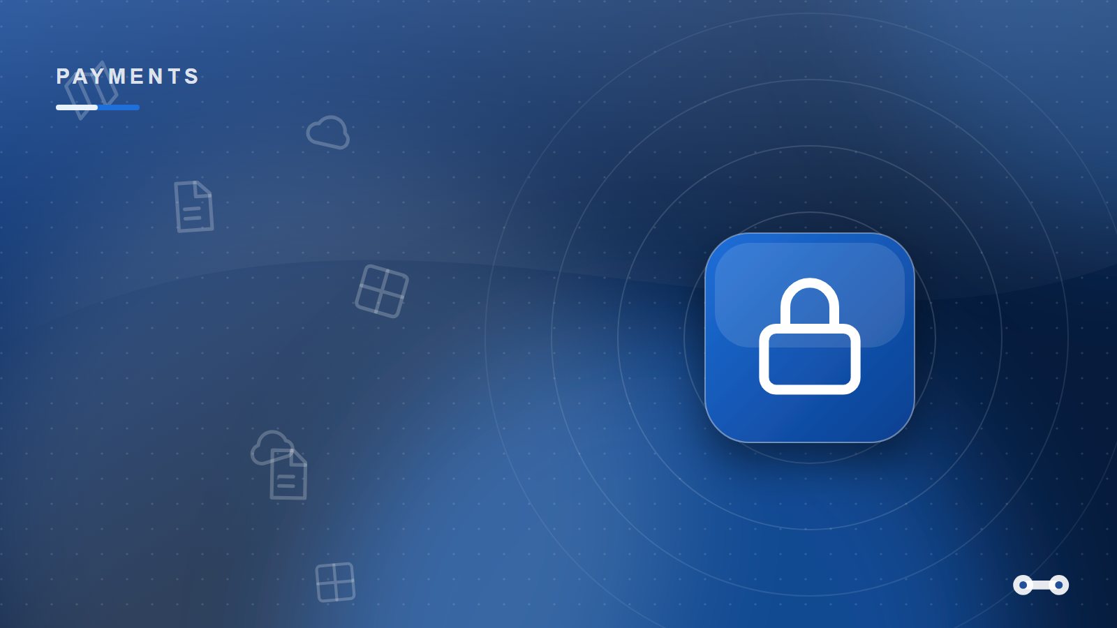 Glossy blue cover art with a padlock icon for a guide to Direct Debit and GoCardless for window cleaners
