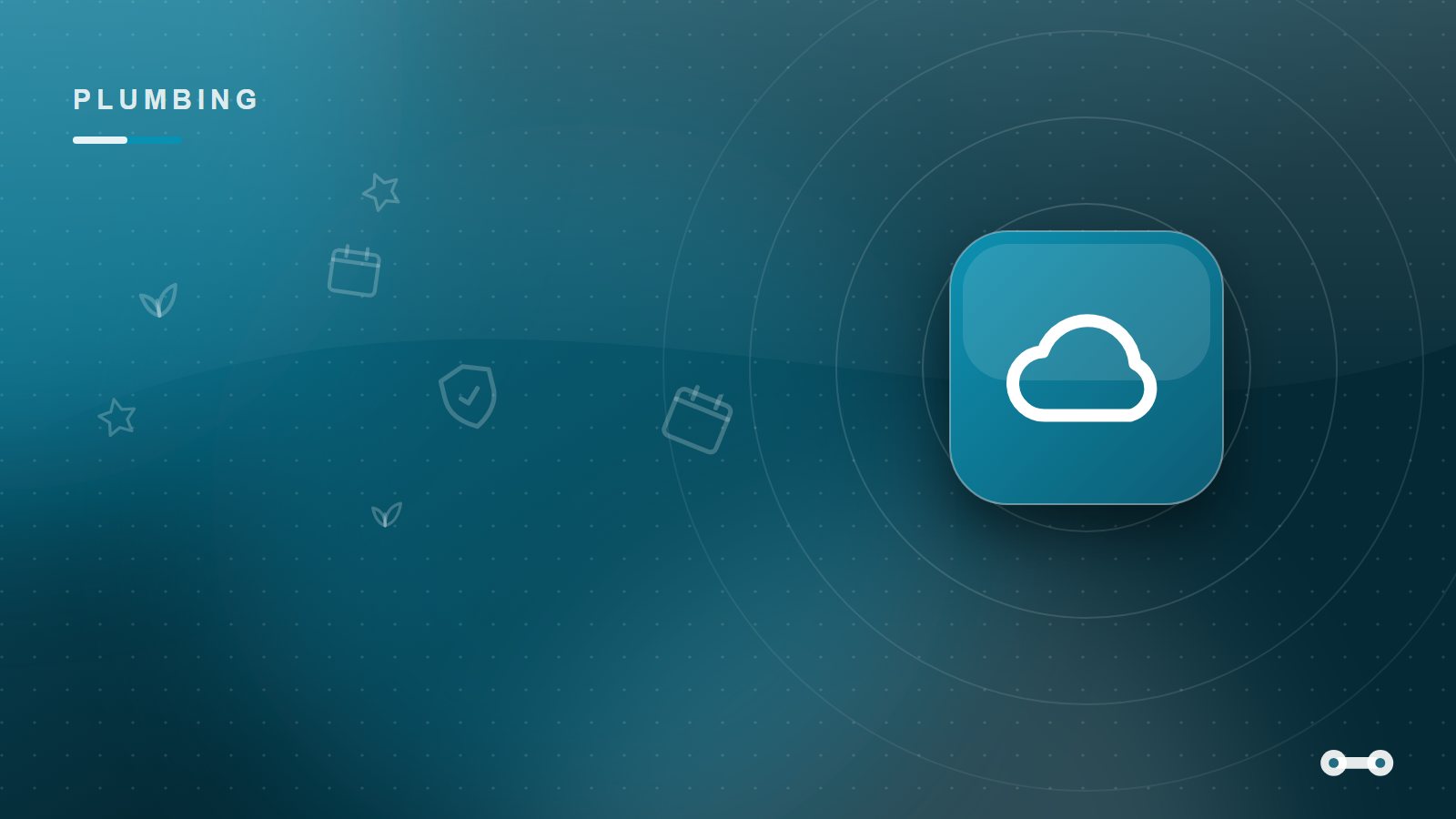 Glossy cyan cover art with a cloud icon for a guide to the landlord gas safety record